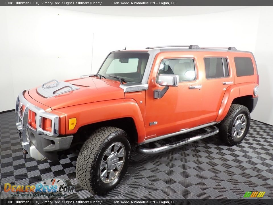 2008 Hummer H3 X Victory Red / Light Cashmere/Ebony Photo #8