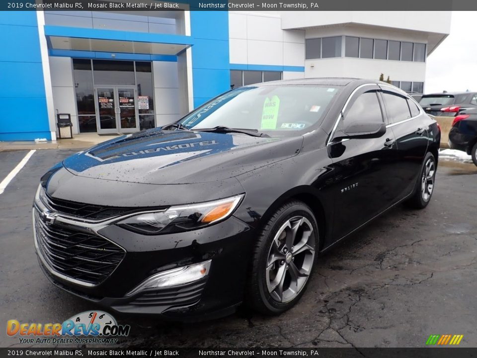 2019 Chevrolet Malibu RS Mosaic Black Metallic / Jet Black Photo #2