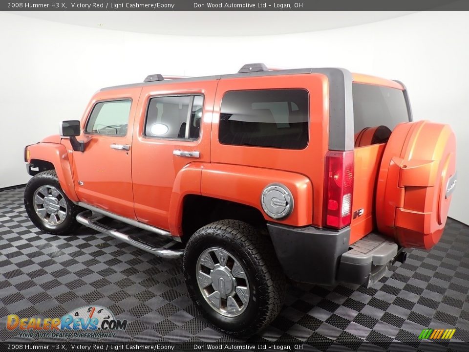 2008 Hummer H3 X Victory Red / Light Cashmere/Ebony Photo #10