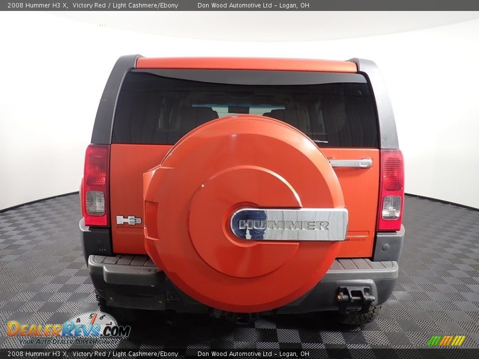 2008 Hummer H3 X Victory Red / Light Cashmere/Ebony Photo #12