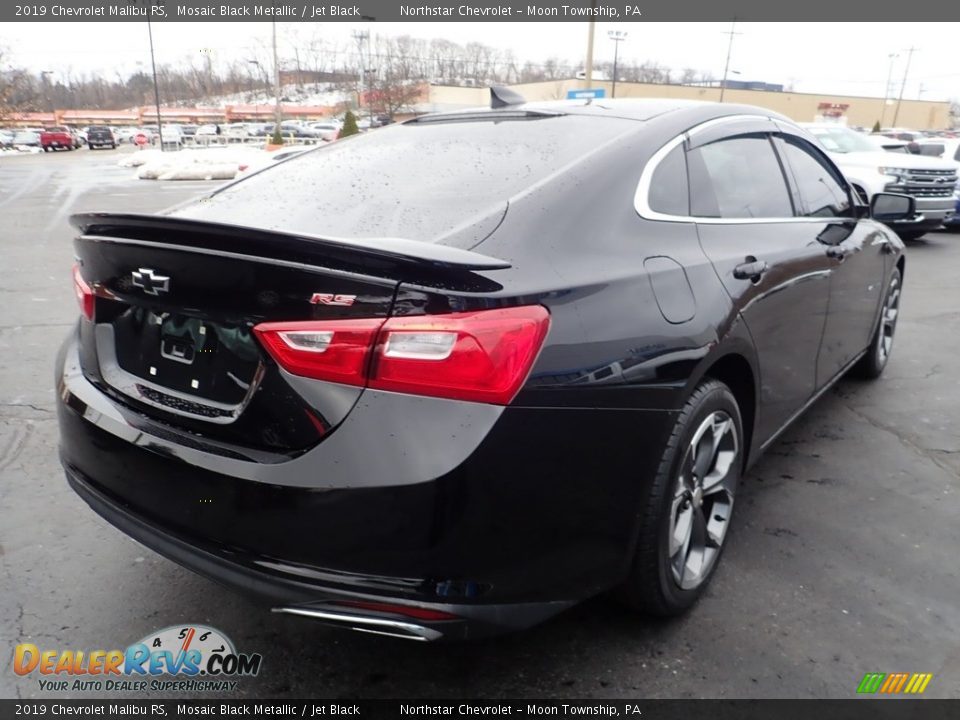 2019 Chevrolet Malibu RS Mosaic Black Metallic / Jet Black Photo #8