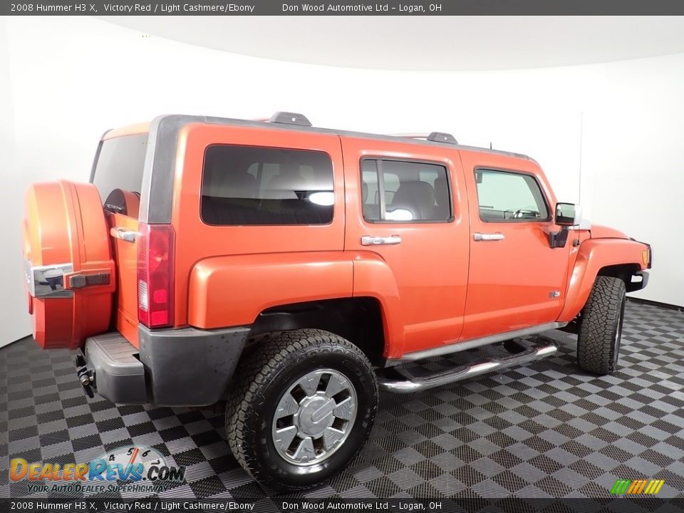 2008 Hummer H3 X Victory Red / Light Cashmere/Ebony Photo #15