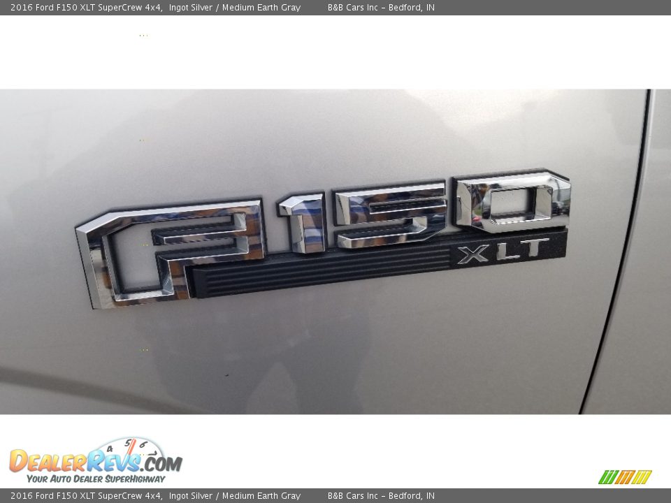 2016 Ford F150 XLT SuperCrew 4x4 Ingot Silver / Medium Earth Gray Photo #10