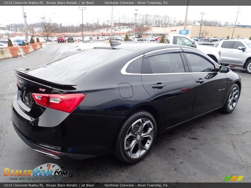 2019 Chevrolet Malibu RS Mosaic Black Metallic / Jet Black Photo #9