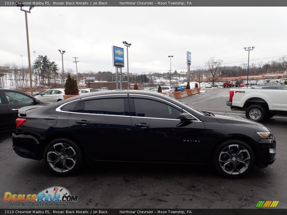 2019 Chevrolet Malibu RS Mosaic Black Metallic / Jet Black Photo #10