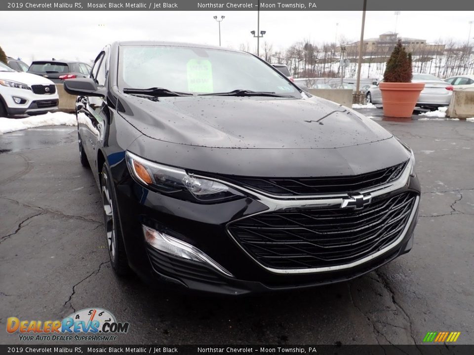 2019 Chevrolet Malibu RS Mosaic Black Metallic / Jet Black Photo #12