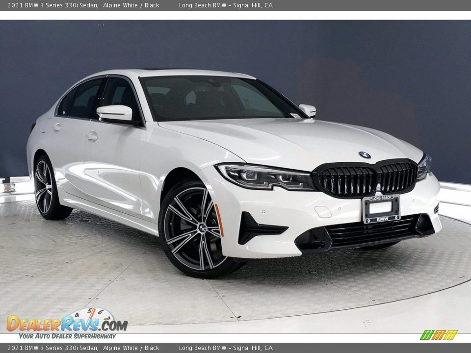 2021 BMW 3 Series 330i Sedan Alpine White / Black Photo #17