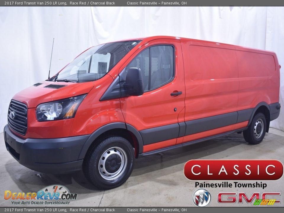 2017 Ford Transit Van 250 LR Long Race Red / Charcoal Black Photo #1