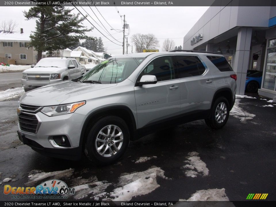 2020 Chevrolet Traverse LT AWD Silver Ice Metallic / Jet Black Photo #2
