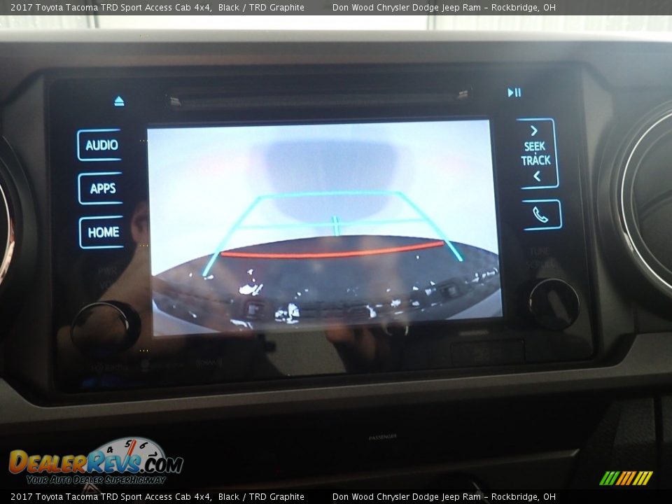 2017 Toyota Tacoma TRD Sport Access Cab 4x4 Black / TRD Graphite Photo #2