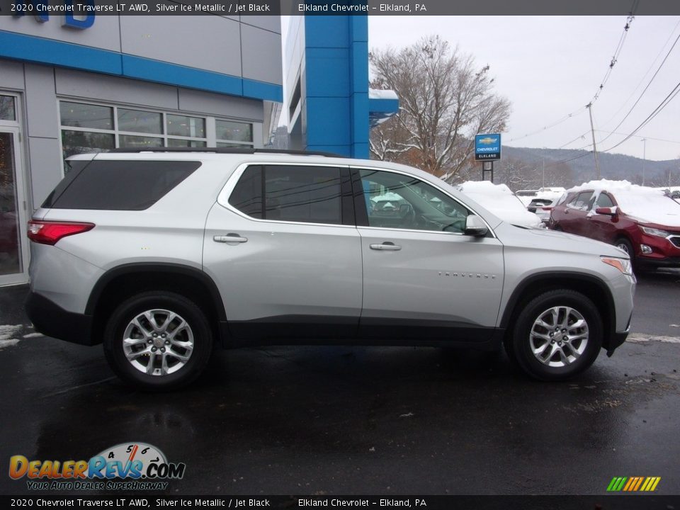 2020 Chevrolet Traverse LT AWD Silver Ice Metallic / Jet Black Photo #4