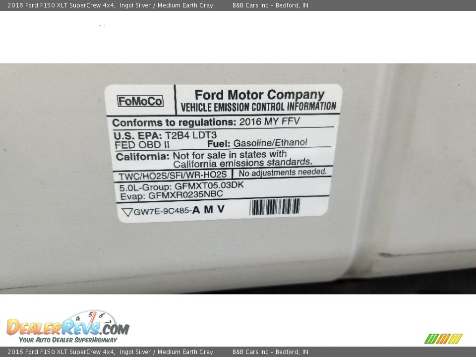 2016 Ford F150 XLT SuperCrew 4x4 Ingot Silver / Medium Earth Gray Photo #28
