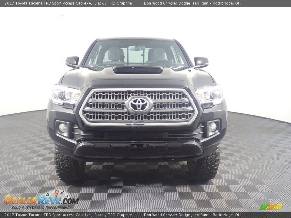 2017 Toyota Tacoma TRD Sport Access Cab 4x4 Black / TRD Graphite Photo #4