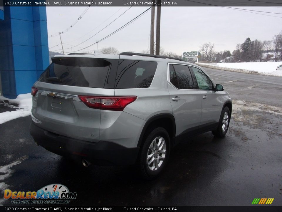 2020 Chevrolet Traverse LT AWD Silver Ice Metallic / Jet Black Photo #5