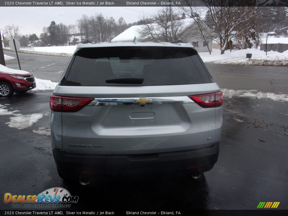 2020 Chevrolet Traverse LT AWD Silver Ice Metallic / Jet Black Photo #6