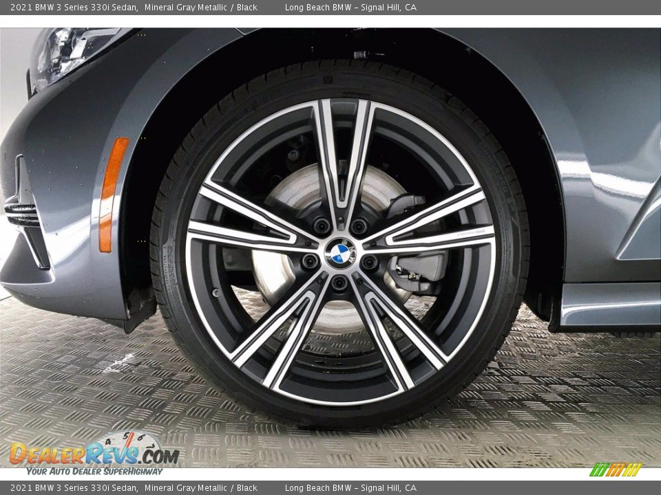 2021 BMW 3 Series 330i Sedan Mineral Gray Metallic / Black Photo #12