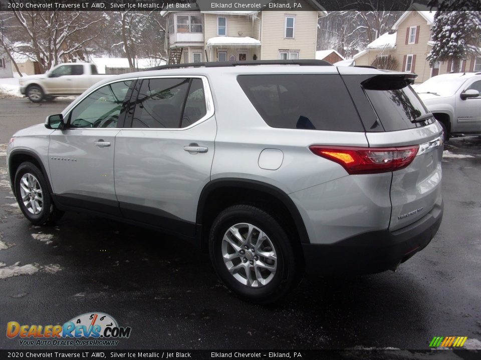 2020 Chevrolet Traverse LT AWD Silver Ice Metallic / Jet Black Photo #7