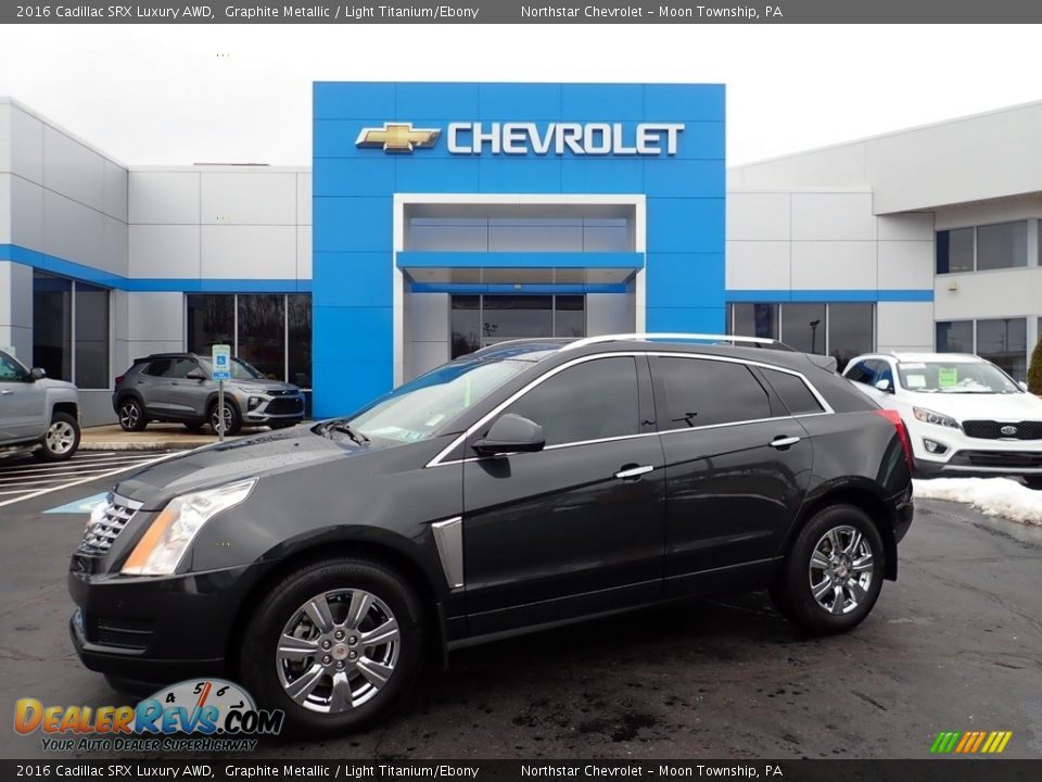 2016 Cadillac SRX Luxury AWD Graphite Metallic / Light Titanium/Ebony Photo #1