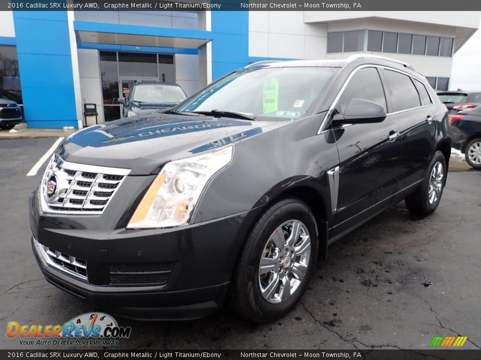 2016 Cadillac SRX Luxury AWD Graphite Metallic / Light Titanium/Ebony Photo #2