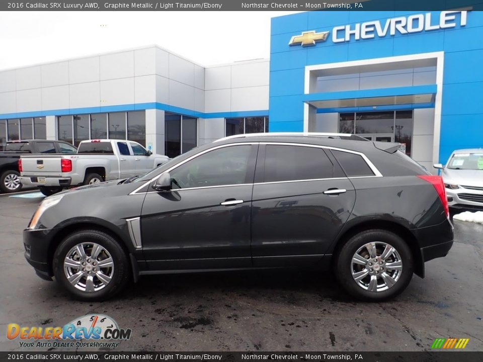 2016 Cadillac SRX Luxury AWD Graphite Metallic / Light Titanium/Ebony Photo #3