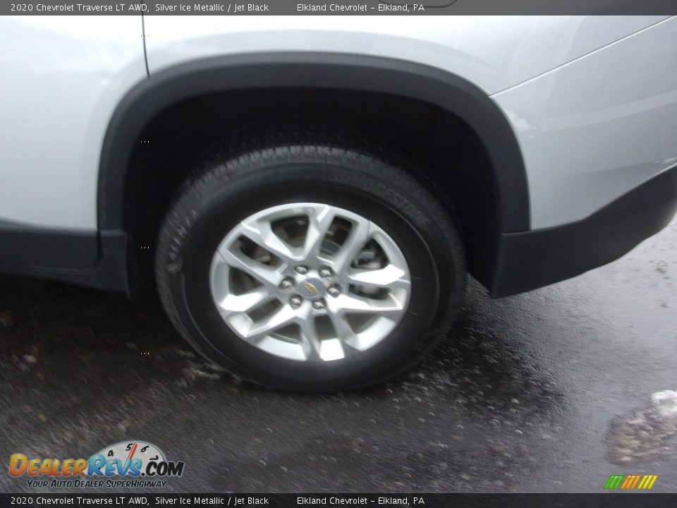 2020 Chevrolet Traverse LT AWD Silver Ice Metallic / Jet Black Photo #11