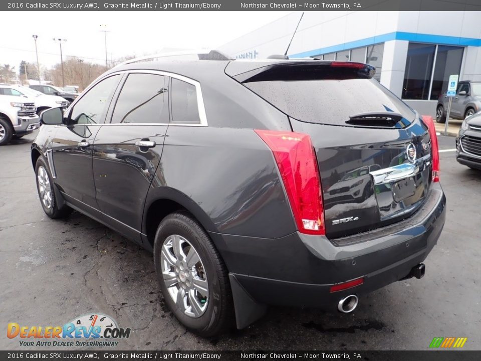 2016 Cadillac SRX Luxury AWD Graphite Metallic / Light Titanium/Ebony Photo #4