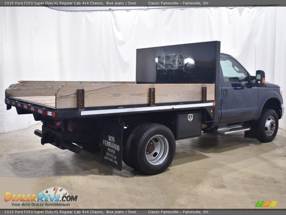 2015 Ford F350 Super Duty XL Regular Cab 4x4 Chassis Blue Jeans / Steel Photo #2