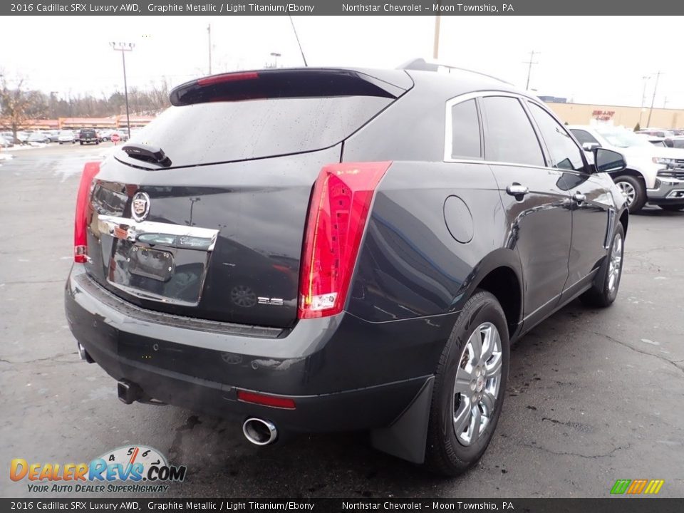 2016 Cadillac SRX Luxury AWD Graphite Metallic / Light Titanium/Ebony Photo #8