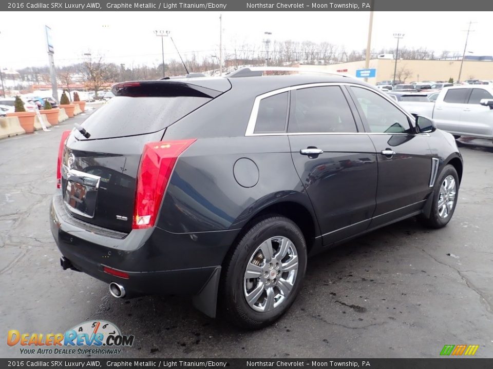 2016 Cadillac SRX Luxury AWD Graphite Metallic / Light Titanium/Ebony Photo #9