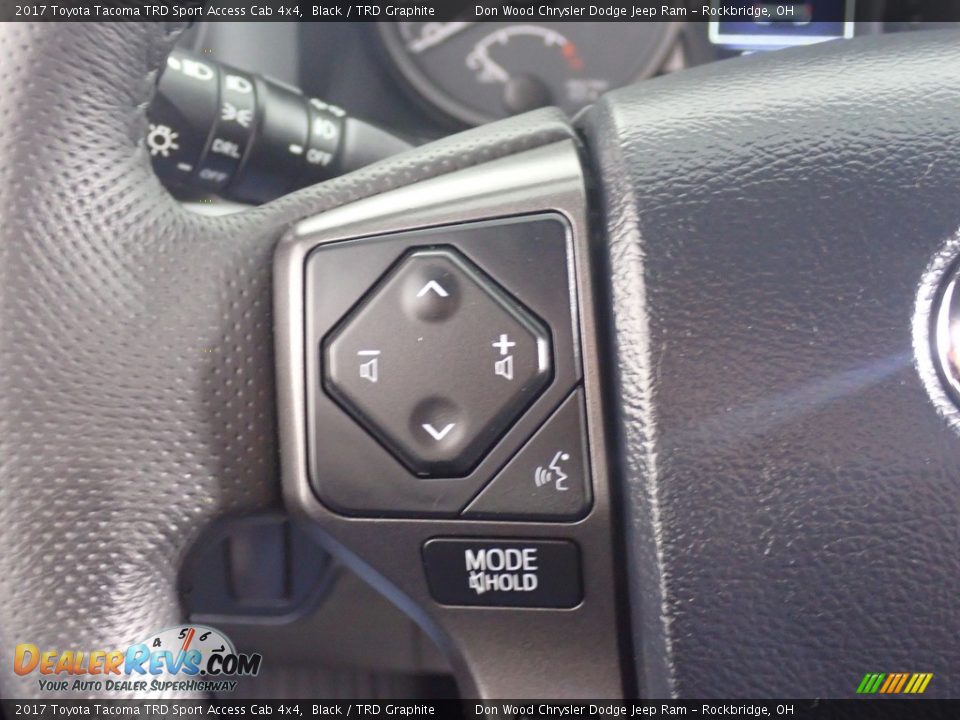 2017 Toyota Tacoma TRD Sport Access Cab 4x4 Black / TRD Graphite Photo #18