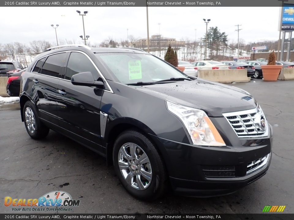 2016 Cadillac SRX Luxury AWD Graphite Metallic / Light Titanium/Ebony Photo #11