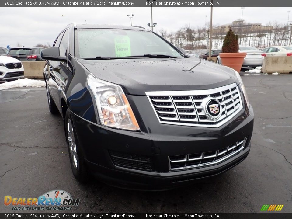 2016 Cadillac SRX Luxury AWD Graphite Metallic / Light Titanium/Ebony Photo #12