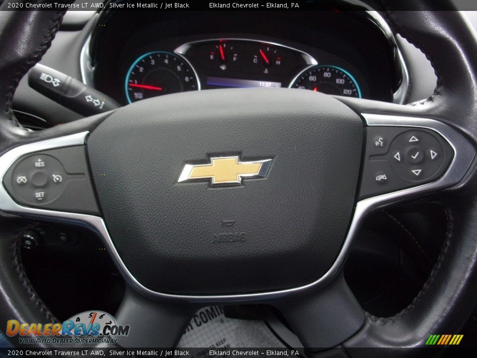 2020 Chevrolet Traverse LT AWD Silver Ice Metallic / Jet Black Photo #21