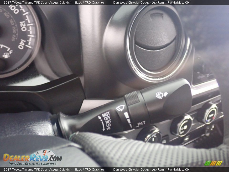 2017 Toyota Tacoma TRD Sport Access Cab 4x4 Black / TRD Graphite Photo #22