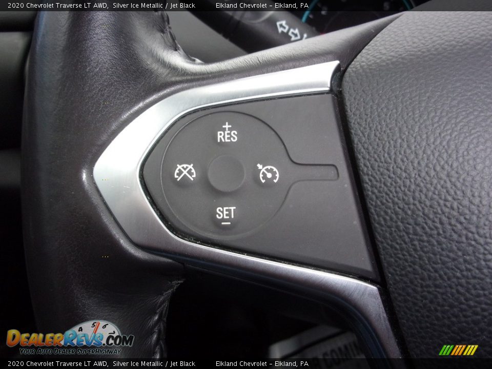 2020 Chevrolet Traverse LT AWD Silver Ice Metallic / Jet Black Photo #23