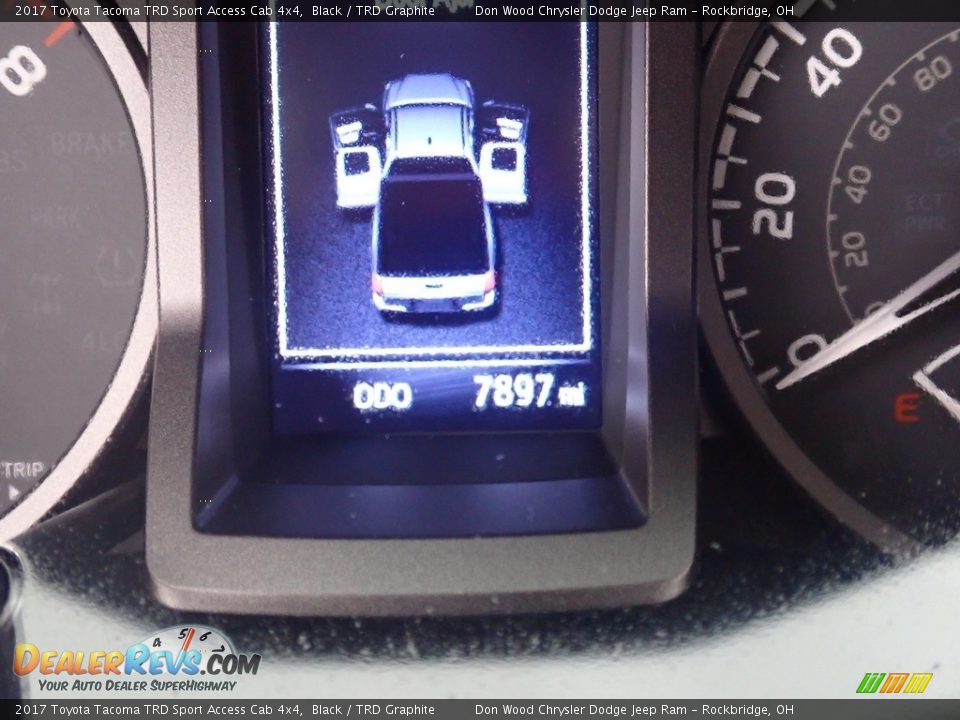 2017 Toyota Tacoma TRD Sport Access Cab 4x4 Black / TRD Graphite Photo #24