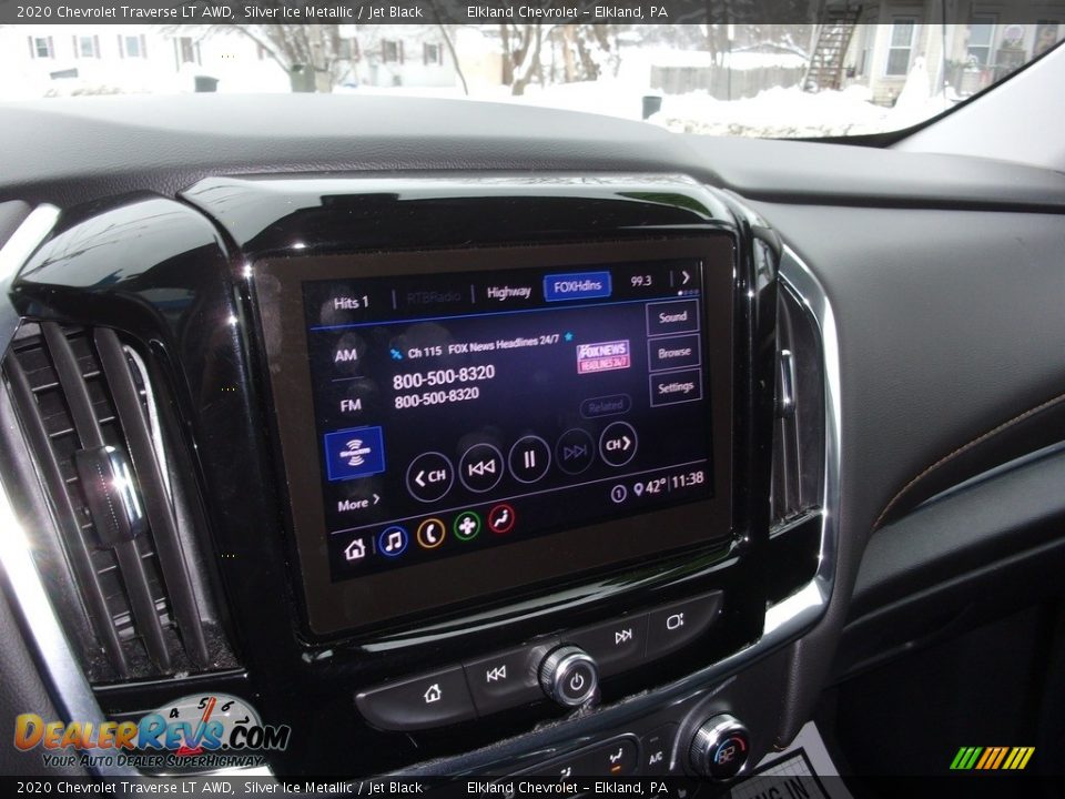 2020 Chevrolet Traverse LT AWD Silver Ice Metallic / Jet Black Photo #25