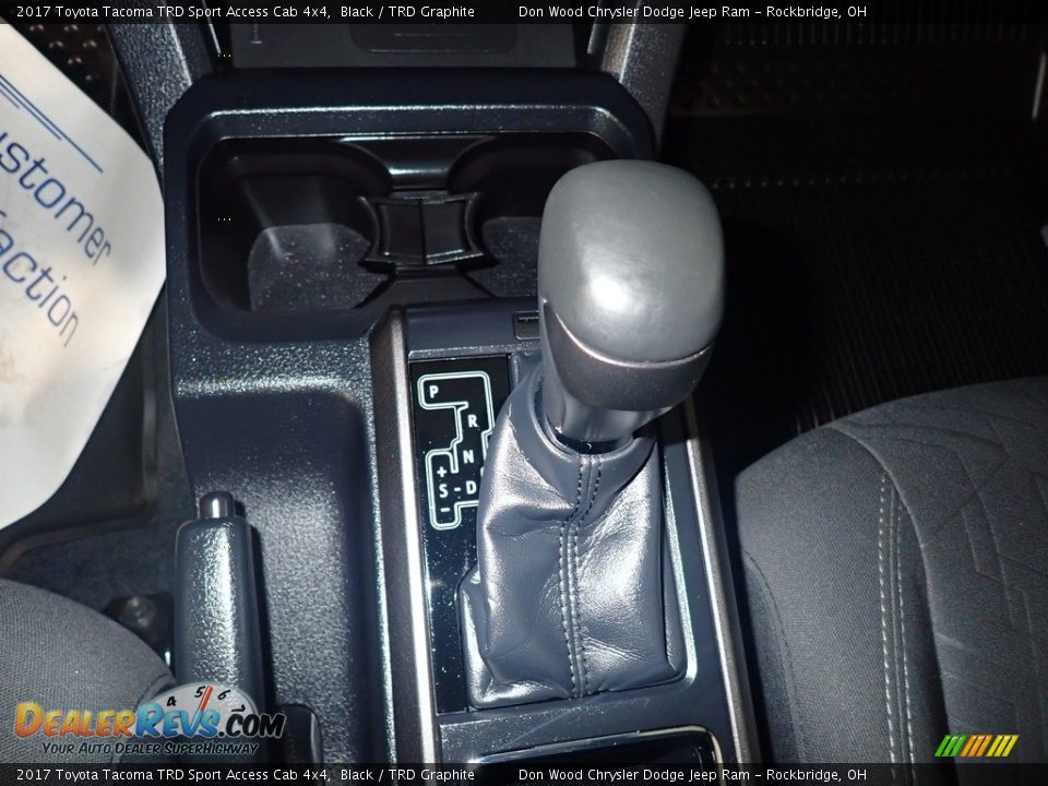 2017 Toyota Tacoma TRD Sport Access Cab 4x4 Black / TRD Graphite Photo #26