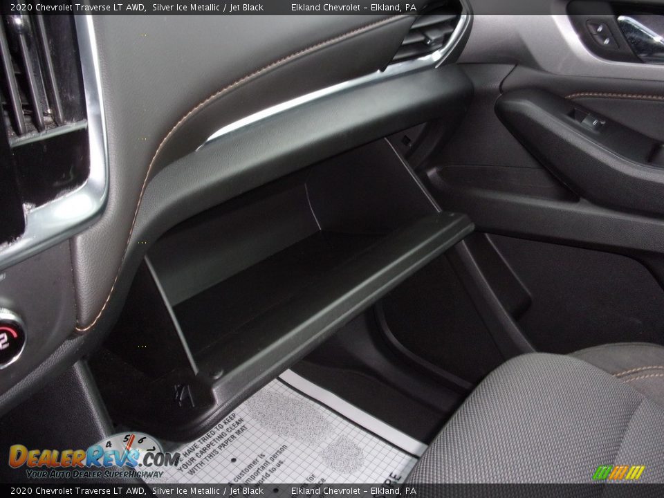 2020 Chevrolet Traverse LT AWD Silver Ice Metallic / Jet Black Photo #30