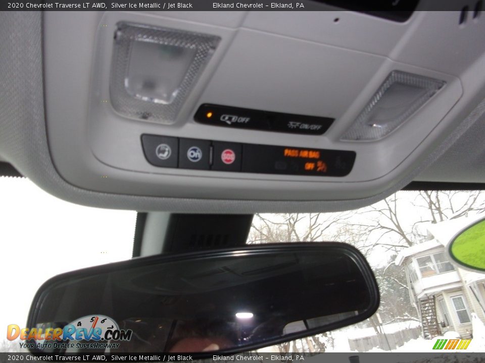 2020 Chevrolet Traverse LT AWD Silver Ice Metallic / Jet Black Photo #32