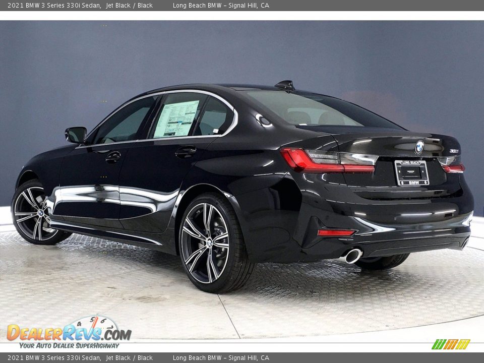 2021 BMW 3 Series 330i Sedan Jet Black / Black Photo #3