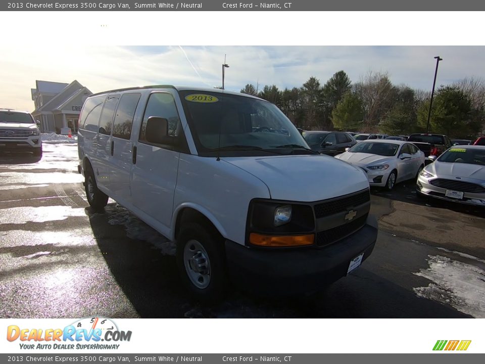 2013 Chevrolet Express 3500 Cargo Van Summit White / Neutral Photo #1