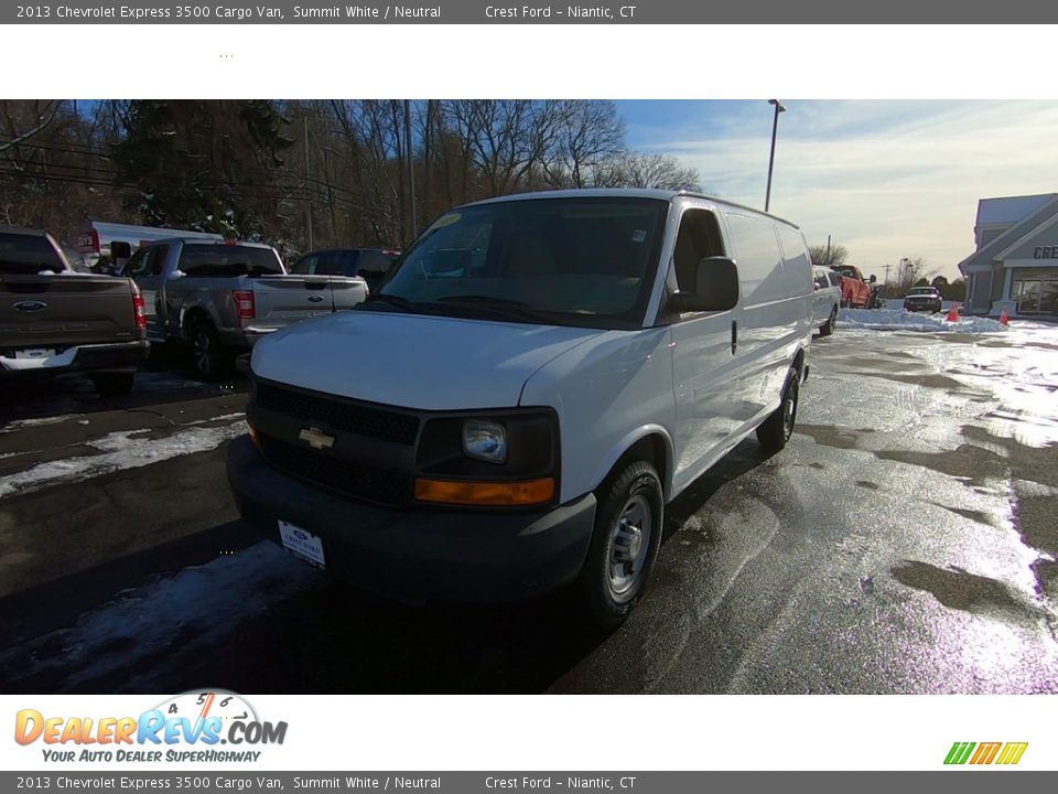 2013 Chevrolet Express 3500 Cargo Van Summit White / Neutral Photo #3