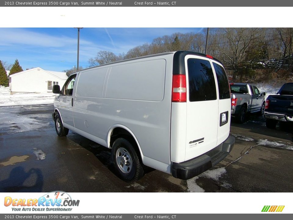 Summit White 2013 Chevrolet Express 3500 Cargo Van Photo #5