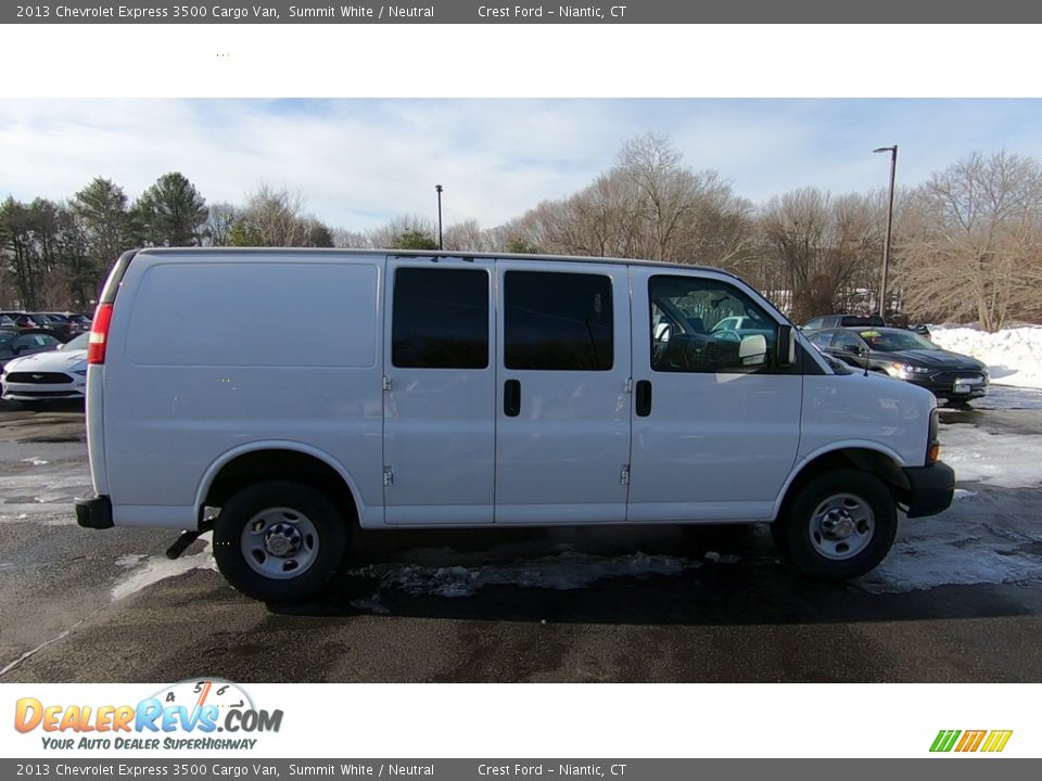 Summit White 2013 Chevrolet Express 3500 Cargo Van Photo #8