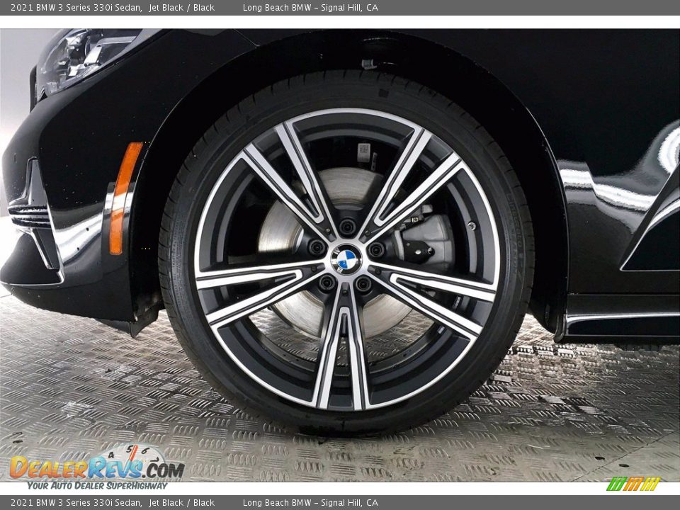 2021 BMW 3 Series 330i Sedan Jet Black / Black Photo #12