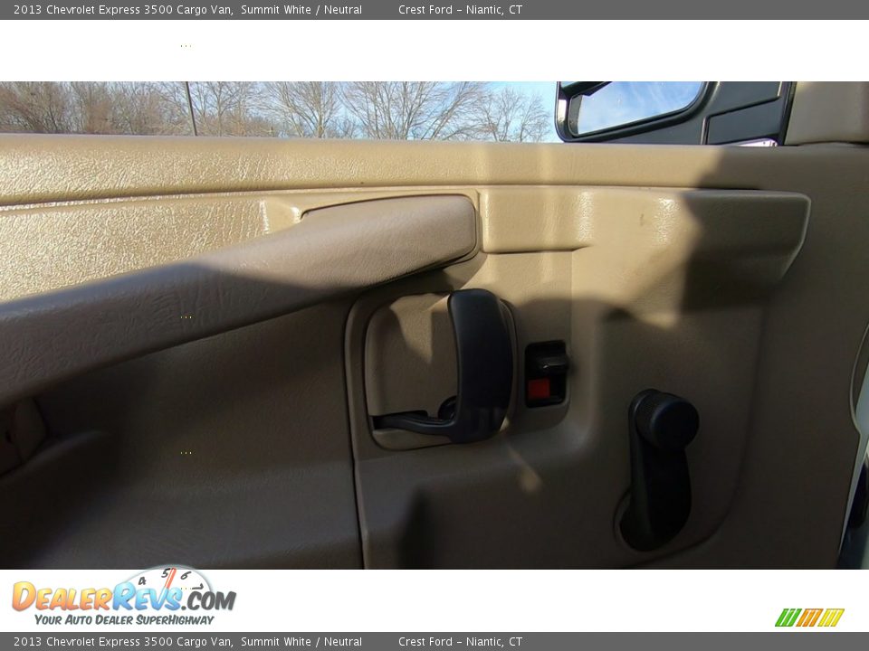 2013 Chevrolet Express 3500 Cargo Van Summit White / Neutral Photo #10