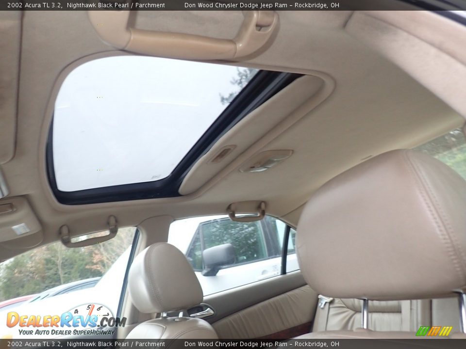 2002 Acura TL 3.2 Nighthawk Black Pearl / Parchment Photo #2