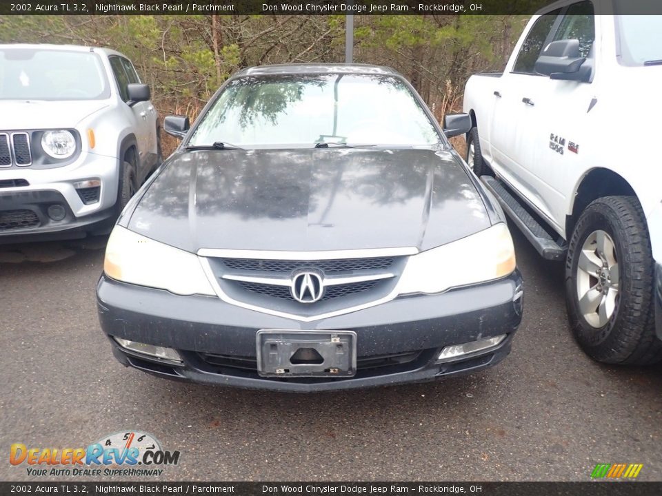 2002 Acura TL 3.2 Nighthawk Black Pearl / Parchment Photo #6