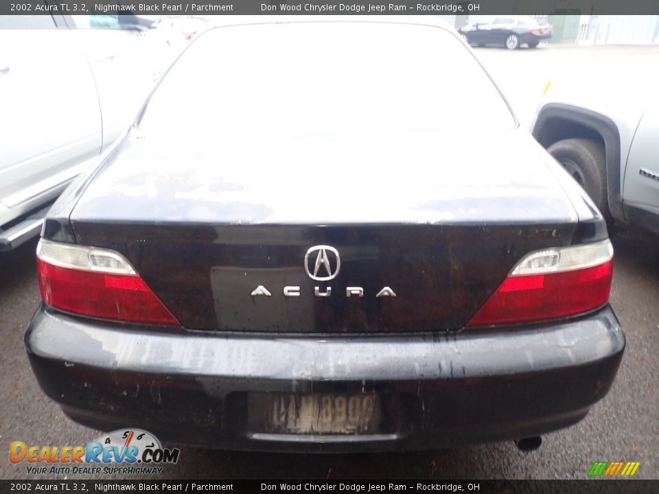 2002 Acura TL 3.2 Nighthawk Black Pearl / Parchment Photo #10
